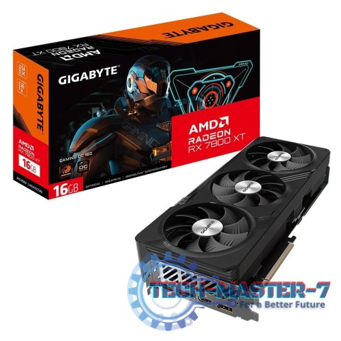 Karta graficzna Radeon RX 7800 XT GAMING OC 16G GDDR6 256bit 2DP/2HDMI Karta graficzna Radeon RX 7800 XT GAMING OC 16G GDDR6 256bit 2DP/2HDMI