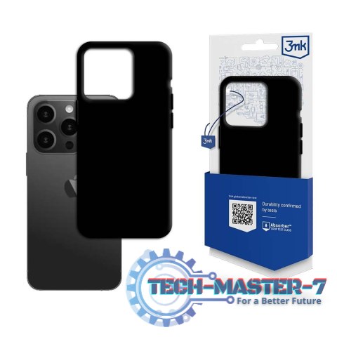 Matt Case iPhone 15 Pro 6,1 Czarny Matt Case iPhone 15 Pro 6,1 Czarny