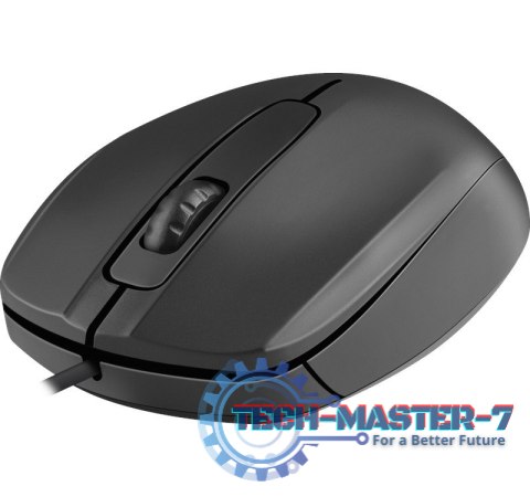 Mysz przewodowa optyczna Alpha MB-507 1000DPI 3P czarna Mysz przewodowa optyczna Alpha MB-507 1000DPI 3P czarna