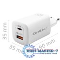 Ładowarka sieciowa 65W GaN ULTRA | 5-20V | 2.25-3.25A | 1 x USB typ C PD | 1 x USB QC 3.0 | Biała Ładowarka sieciowa 65W GaN ULTRA | 5-20V | 2.25-3.25A | 1 x USB typ C PD | 1 x USB QC 3.0 | Biała