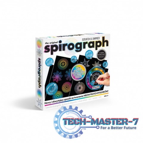 Spirograf Zestaw do zdrapywania Spirograf Zestaw do zdrapywania