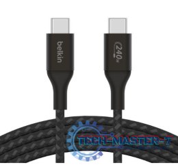 Kabel BoostCharge USB-C/USB-C 240W 1m czarny