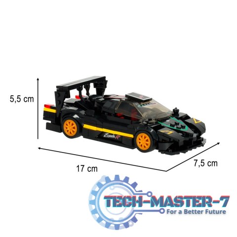 Samochód Rastar 93900-B Pagani Zonda R 1:28 klocki 387el. Samochód Rastar 93900-B Pagani Zonda R 1:28 klocki 387el.