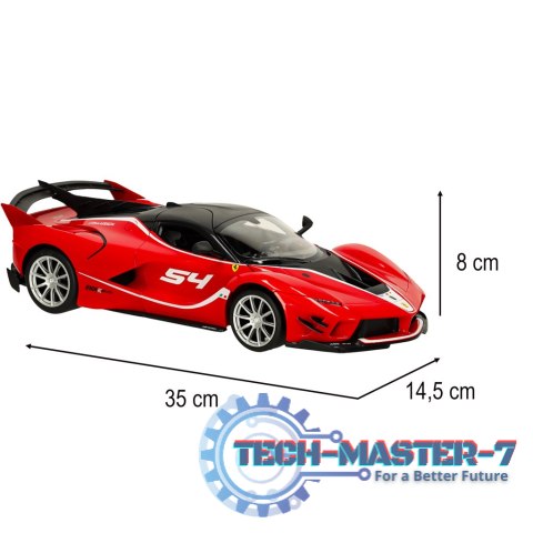 Samochód zdalnie sterowany Rastar 79200 Ferrari FXX 1:14 czerwony Samochód zdalnie sterowany Rastar 79200 Ferrari FXX 1:14 czerwony