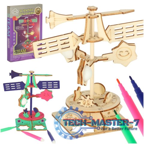 Zestaw naukowy przyrodniczy model 3D drewniany wiatrowskaz Zestaw naukowy przyrodniczy model 3D drewniany wiatrowskaz