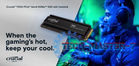 Dysk T500 1TB M.2 NVMe 2280 PCIe 4.0 7300/6800 Dysk T500 1TB M.2 NVMe 2280 PCIe 4.0 7300/6800