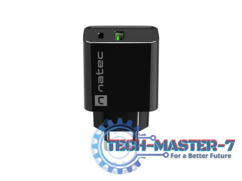 Ładowarka sieciowa Ribera 1x USB-A + 1x USB-C 20W Czarna Ładowarka sieciowa Ribera 1x USB-A + 1x USB-C 20W Czarna