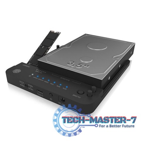 Stacja klonująca i dokująca IB-2913MCL-C31 dla M.2 NVMe SSD i HDD Stacja klonująca i dokująca IB-2913MCL-C31 dla M.2 NVMe SSD i HDD