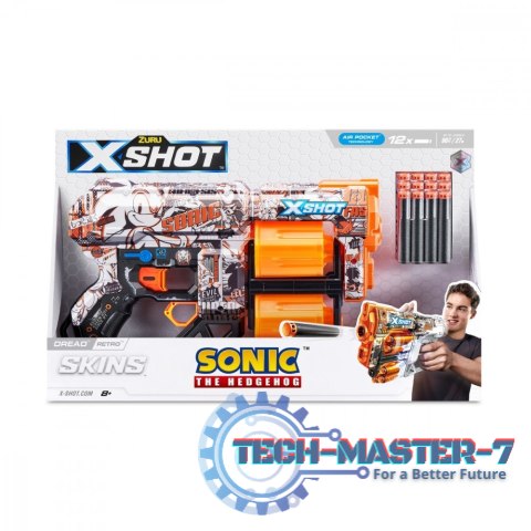 Wyrzutnia Skins Dread Sonic 12 strzałek Retro Wyrzutnia Skins Dread Sonic 12 strzałek Retro