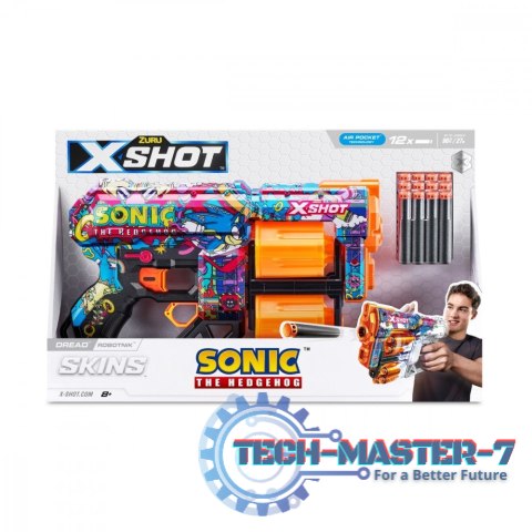 Wyrzutnia Skins Dread Sonic 12 strzałek Robotnik Wyrzutnia Skins Dread Sonic 12 strzałek Robotnik