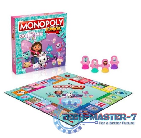 Gra Monopoly JUNIOR Koci Domek Gabi Gra Monopoly JUNIOR Koci Domek Gabi