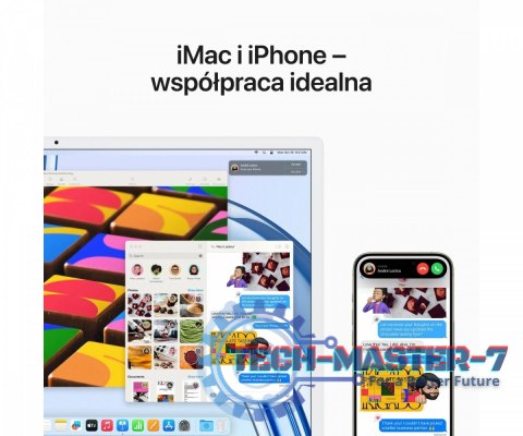 IMac 24 cale: M3 8/10, 8GB, 512GB SSD - Różowy IMac 24 cale: M3 8/10, 8GB, 512GB SSD - Różowy