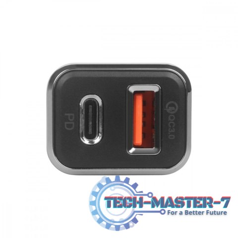 Ładowarka samochodowa uniwersalna USB A+C QC Ładowarka samochodowa uniwersalna USB A+C QC