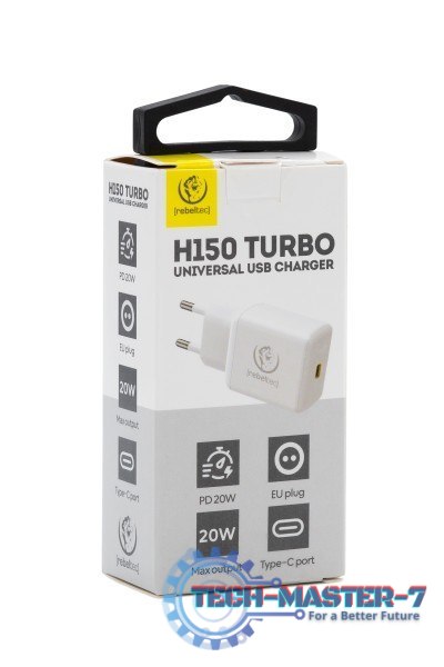 Ładowarka sieciowa USB-C H150 TURBO PD20W Ładowarka sieciowa USB-C H150 TURBO PD20W