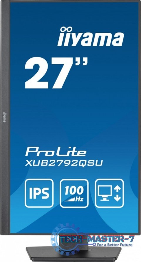 Monitor ProLite XUB2792QSU-B6 27 cali IPS,QHD,HAS(150mm),100Hz,4xUSB3.2,SLIM Monitor ProLite XUB2792QSU-B6 27 cali IPS,QHD,HAS(150mm),100Hz,4xUSB3.2,SLIM