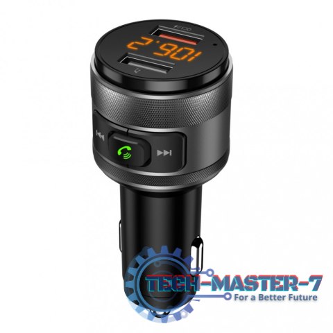 Transmiter samochodowy FM MP3 z funkcją BT, USB LCD FM-57 QC3.0 Transmiter samochodowy FM MP3 z funkcją BT, USB LCD FM-57 QC3.0