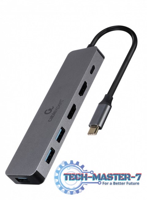 Adapter USB-C Hub USB-C PD HDMI x2 USB 3.0x3 Adapter USB-C Hub USB-C PD HDMI x2 USB 3.0x3
