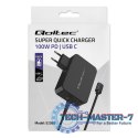 Ładowarka GaN Power Pro | 1xUSB-C | 100W | 5-20V | 3-5A | Czarna Ładowarka GaN Power Pro | 1xUSB-C | 100W | 5-20V | 3-5A | Czarna