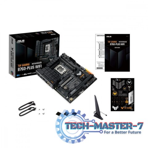 Płyta główna TUF Gaming B760-PLUS WIFI s1700 4DDR5 ATX Płyta główna TUF Gaming B760-PLUS WIFI s1700 4DDR5 ATX