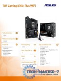 Płyta główna TUF Gaming B760-PLUS WIFI s1700 4DDR5 ATX Płyta główna TUF Gaming B760-PLUS WIFI s1700 4DDR5 ATX