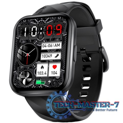 Smartwatch KU6 Meta 1.96 cala 260 mAh czarny Smartwatch KU6 Meta 1.96 cala 260 mAh czarny