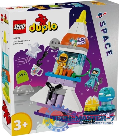 Klocki DUPLO 10422 Przygoda w promie kosmicznym 3w1 Klocki DUPLO 10422 Przygoda w promie kosmicznym 3w1