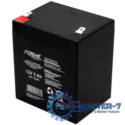 Akumulator żelowy 12V 5Ah XTREME 101x90x70 Akumulator żelowy 12V 5Ah XTREME 101x90x70