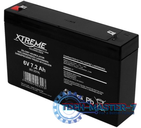 Akumulator żelowy 6V 7.2Ah XTREME Akumulator żelowy 6V 7.2Ah XTREME