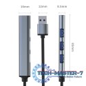 HUB adapter USB 3.0 4w1 | USB 3.0 | 3x USB 2.0 HUB adapter USB 3.0 4w1 | USB 3.0 | 3x USB 2.0