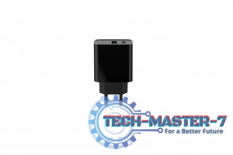 Ładowarka PowerDelivery USB-A USB-C 20W Czarna Ładowarka PowerDelivery USB-A USB-C 20W Czarna