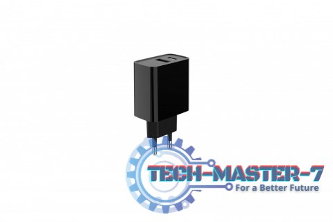 Ładowarka PowerDelivery USB-A USB-C 20W Czarna Ładowarka PowerDelivery USB-A USB-C 20W Czarna