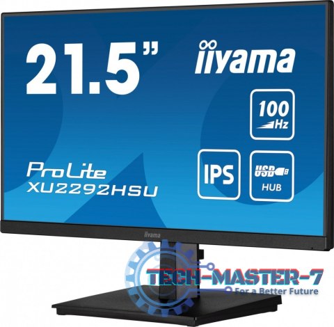 Monitor 21.5 cala ProLite XU2292HSU-B6 IPS,100Hz,FreeSync,SLIM,HDMI,DP,2x2W, 4xUSB(3.2),0.4ms Monitor 21.5 cala ProLite XU2292HSU-B6 IPS,100Hz,FreeSync,SLIM,HDMI,DP,2x2W, 4xUSB(3.2),0.4ms