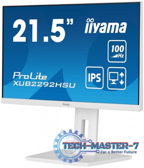 Monitor 21.5 cala ProLite XUB2292HSU-W6 IPS,100Hz,FreeSync,PIVOT,0.4ms,HDMI, DP,4xUSB(3.2),2x2W,HAS(150mm), Biały Monitor 21.5 cala ProLite XUB2292HSU-W6 IPS,100Hz,FreeSync,PIVOT,0.4ms,HDMI, DP,4xUSB(3.2),2x2W,HAS(150mm), Biały