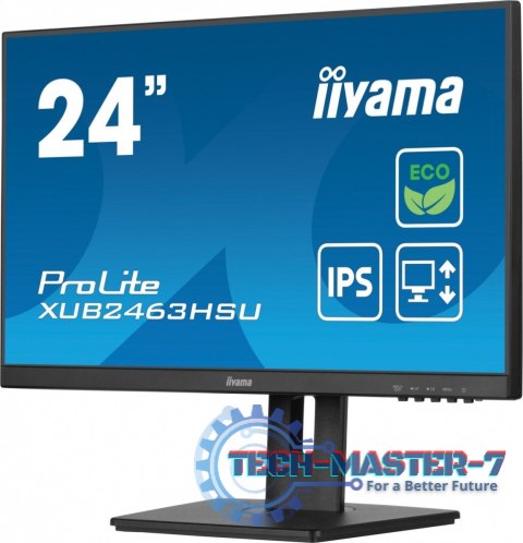 Monitor 23.8 cala ProLite XUB2463HSU-B1 IPS,100HZ,ECO,3ms,SLIM,HDMI,DP,2x USB3.22x2W,HAS(150mm),TCO,EPEAT Monitor 23.8 cala ProLite XUB2463HSU-B1 IPS,100HZ,ECO,3ms,SLIM,HDMI,DP,2x USB3.22x2W,HAS(150mm),TCO,EPEAT
