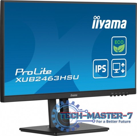 Monitor 23.8 cala ProLite XUB2463HSU-B1 IPS,100HZ,ECO,3ms,SLIM,HDMI,DP,2x USB3.22x2W,HAS(150mm),TCO,EPEAT Monitor 23.8 cala ProLite XUB2463HSU-B1 IPS,100HZ,ECO,3ms,SLIM,HDMI,DP,2x USB3.22x2W,HAS(150mm),TCO,EPEAT
