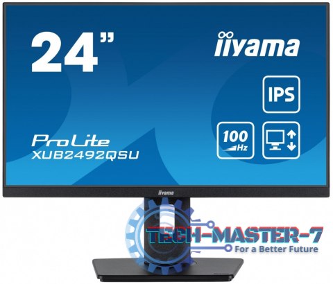 Monitor 23.8 cala ProLite XUB2492QSU-B1 IPS,QHD,USB-C,100Hz,3xUSB(3.2),HDMI,DP 300cd/m2,FreeSync,2x2W,HAS(150mm),PIVOT Monitor 23.8 cala ProLite XUB2492QSU-B1 IPS,QHD,USB-C,100Hz,3xUSB(3.2),HDMI,DP 300cd/m2,FreeSync,2x2W,HAS(150mm),PIVOT