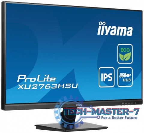 Monitor 27 cali ProLite XU2763HSU-B1 IPS,100HZ,ECO,3ms,SLIM,HDMI,DP,2x USB3.2 TCO,EPEAT Monitor 27 cali ProLite XU2763HSU-B1 IPS,100HZ,ECO,3ms,SLIM,HDMI,DP,2x USB3.2 TCO,EPEAT