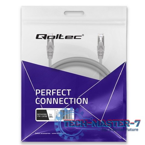 Kabel patchcord FTP | CAT5e | 2 x RJ-45 | 5m Kabel patchcord FTP | CAT5e | 2 x RJ-45 | 5m