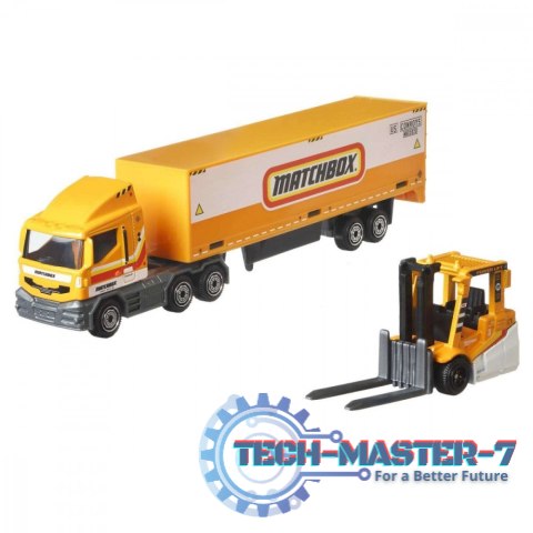 Pojazd transportowy + autko Matchbox Convoys Pojazd transportowy + autko Matchbox Convoys