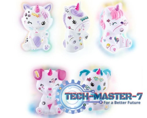 Zestaw Świecące Dekorożce - Zwierzaczki DIY, Unicorn rainbow Zestaw Świecące Dekorożce - Zwierzaczki DIY, Unicorn rainbow