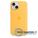 Etui silikonowe z MagSafe do iPhonea 15 - sunshine Etui silikonowe z MagSafe do iPhonea 15 - sunshine