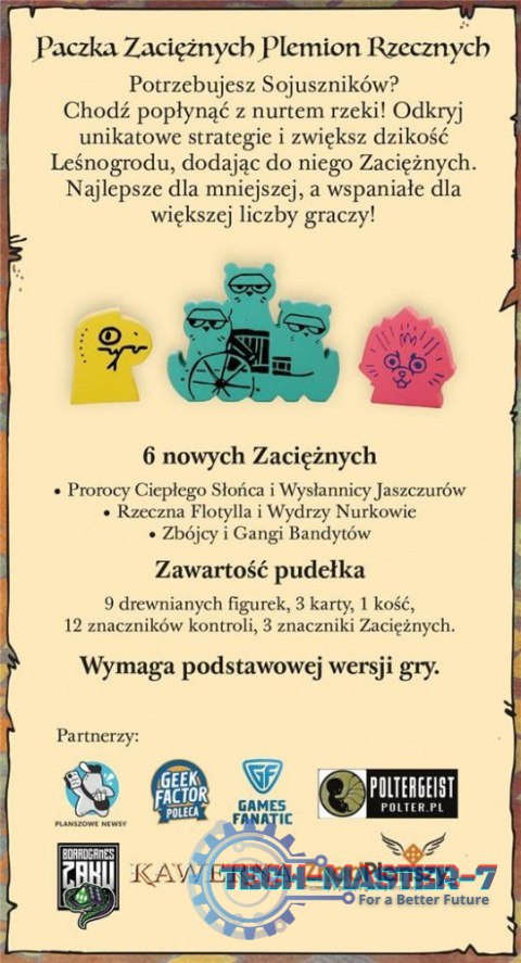 Gra ROOT: Paczka zaciężnych plemion rzecznych Gra ROOT: Paczka zaciężnych plemion rzecznych