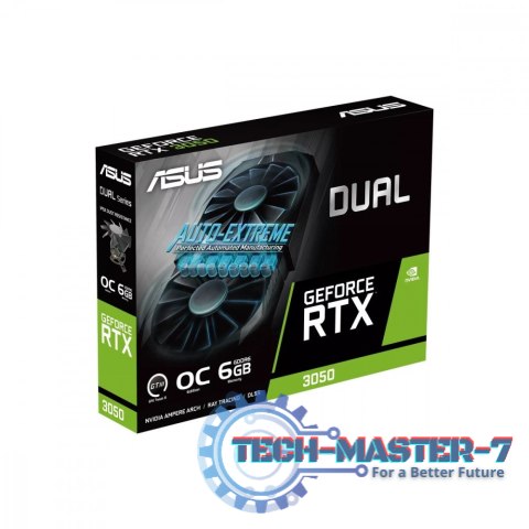 Karta graficzna GeForce RTX 3050 DUAL OC 6GB GDDR6 96bit DP/HDMI Karta graficzna GeForce RTX 3050 DUAL OC 6GB GDDR6 96bit DP/HDMI