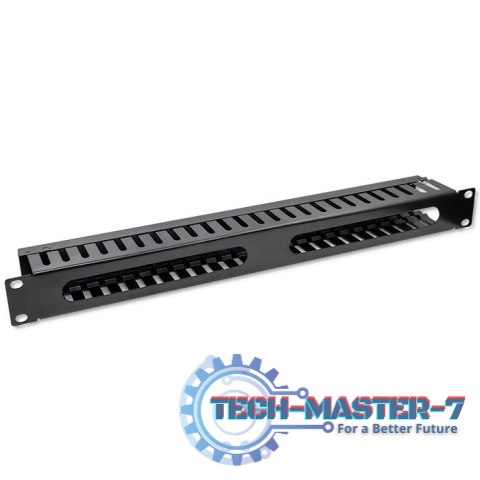 Organizer kabli do szaf RACK 19" | 24 porty | 1U Organizer kabli do szaf RACK 19" | 24 porty | 1U