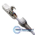 Wtyk RJ45 beznarzędziowy STP | CAT6A | JACK PIN | T568B | T568A Wtyk RJ45 beznarzędziowy STP | CAT6A | JACK PIN | T568B | T568A