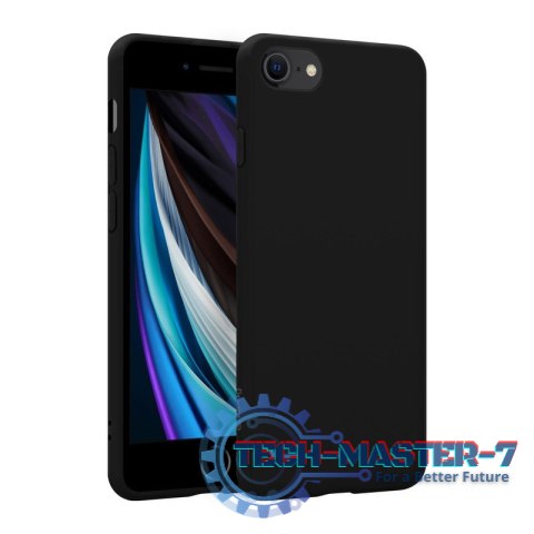 Color Cover Etui iPhone SE (2022/2020) / 8 / 7 Czarne Color Cover Etui iPhone SE (2022/2020) / 8 / 7 Czarne