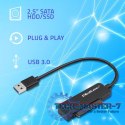 Adapter SATA | Przejściówka na dysk SSD HDD 2.5" | USB 3.0 | Super speed 5Gb/s | 2TB Adapter SATA | Przejściówka na dysk SSD HDD 2.5" | USB 3.0 | Super speed 5Gb/s | 2TB