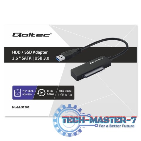 Adapter SATA | Przejściówka na dysk SSD HDD 2.5" | USB 3.0 | Super speed 5Gb/s | 2TB Adapter SATA | Przejściówka na dysk SSD HDD 2.5" | USB 3.0 | Super speed 5Gb/s | 2TB